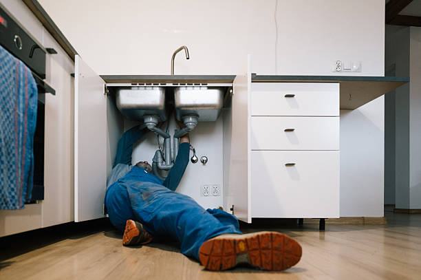 Professional Drain Cleaning technician working in Springdale, NJ